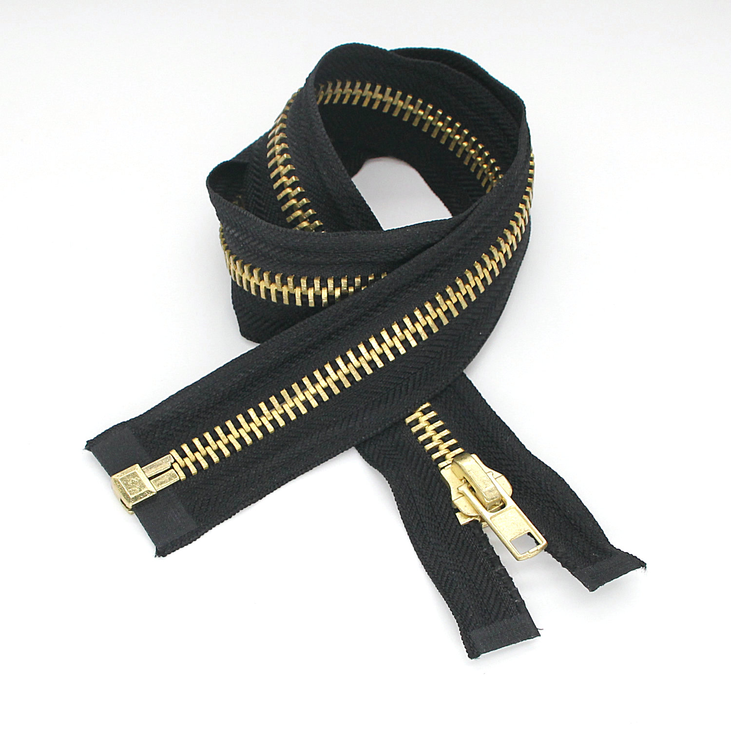 5# brass open end zipper